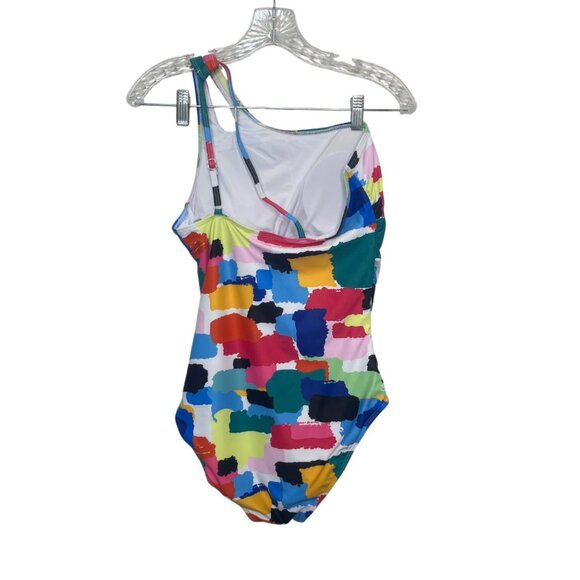Holipick One Shoulder Swimsuit Womens Large Multi Color New - Picture 5 of 12